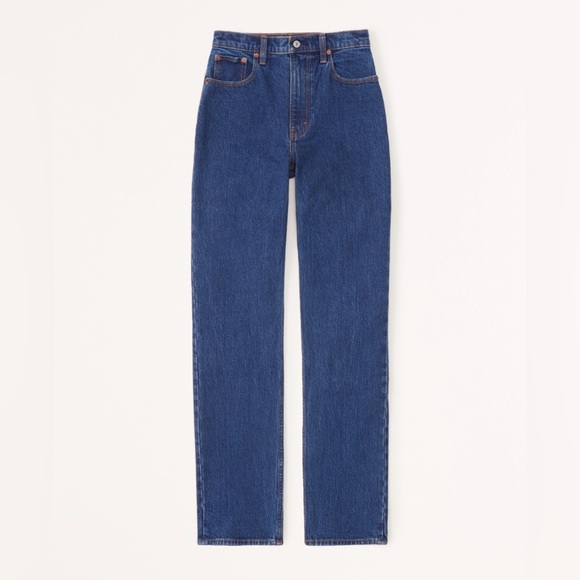 Abercrombie and Fitch Ultra High Rise 90s Straight Jean - Picture 5 of 5